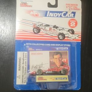 Red and White Collectible Racing Car Toy